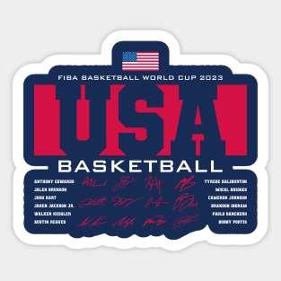 USA - Basketball - FIBA WC 2023 Sticker